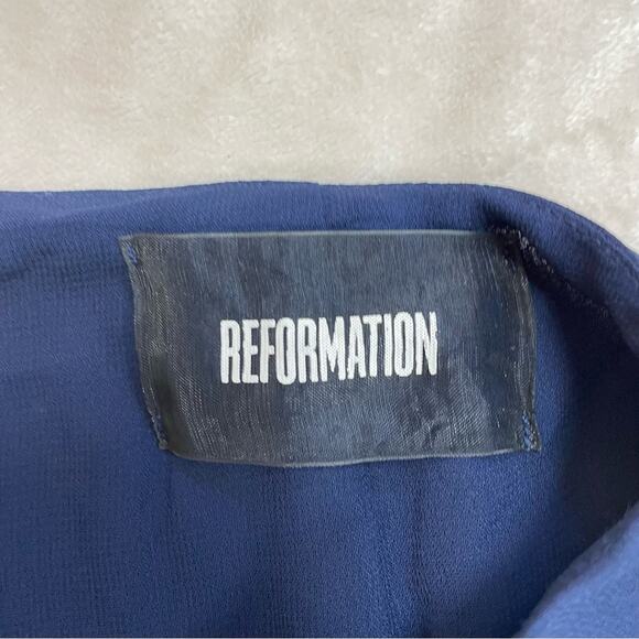 NWT New Reformation Wide Leg Semi-Sheer Pant Size 4 - Picture 2 of 8